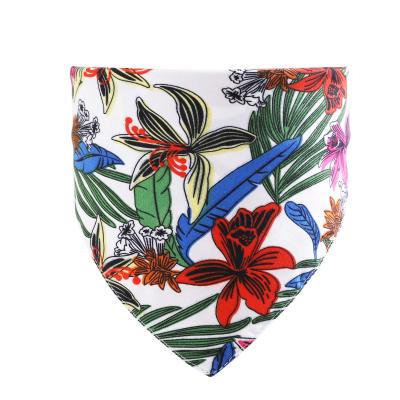 China Fanni Wholesale Summer Pet Scarf Viable Hawaiian Para Perros Dog Bandana for sale