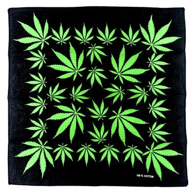 China Multifunctional Hip Hop Bandana Scarf Hip Hop Custom Printed Logo Hemp Prints Bandanas Reggae Cotton Headwraps For Wholesale for sale