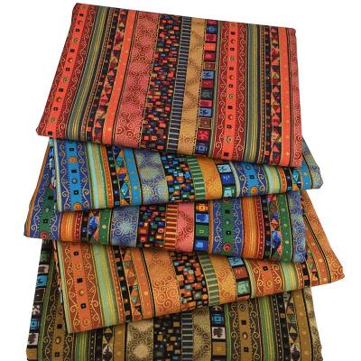 China Fanni 5pcs Boho Style Breathable Cotton Fabric Bundles Precut Quilt Squares Fabric Offcuts For DIY Sewing Quilting Patchwork for sale