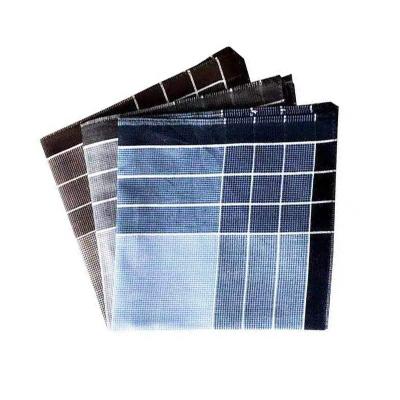 China Cheap Stripe 29X29CM Mens 3pcs Cotton Striped Handkerchiefs Bulk Wholesale for sale