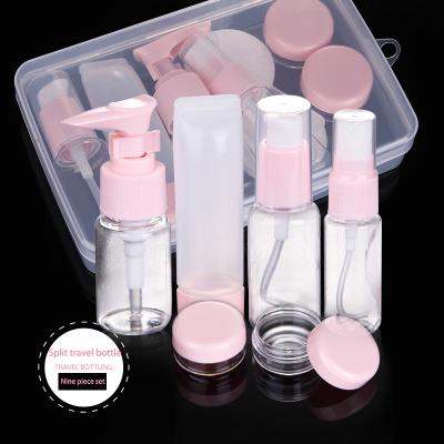 China +Home Living Room The Travel Kit Nine Bottle Replacement Bottle Plastic Spray Bottle for sale