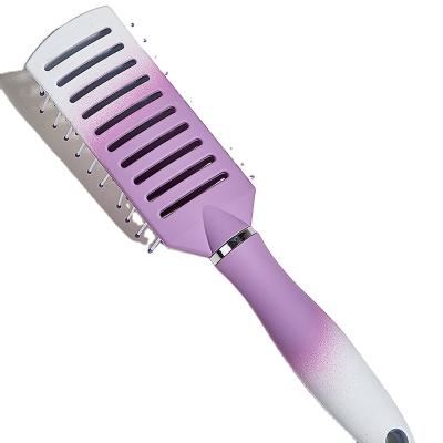 China Salon New Style Purple Hair Comb Air Cushion Massage Combs Anti-Static for sale