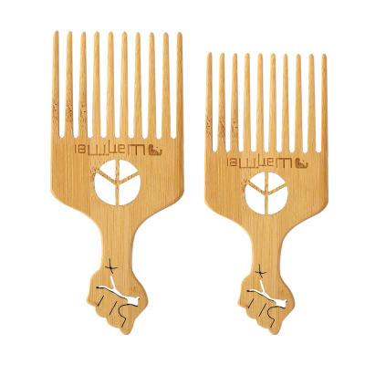 China Salon Hairdresser Retro Style Household Wooden Flat Master Fist Picking Hair Inserting Fluffy Comb Hairdressing Tools for sale