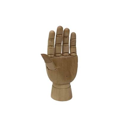 China Wooden Dummy Flexible Mannequin Display Arm Size Wooden Hand More Hands For Wrist Watch Display Jewelry Hand Display for sale