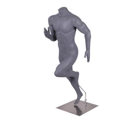 China Wholesale Plus Muscle Man Size Male Sports Mannequins Exercise Gray Mannequins For Sportsman for sale