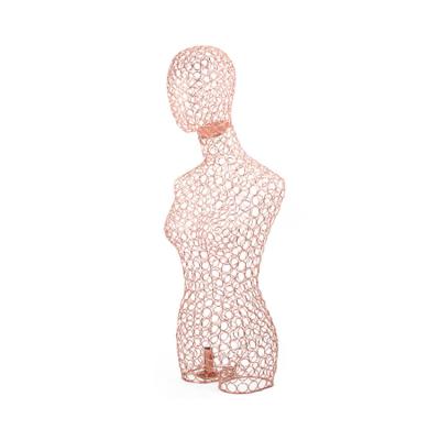 China Customize Feminine Decorative Wire Dress Form Manniquin Female for sale