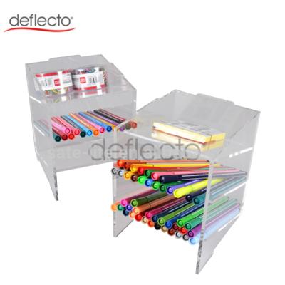 China Retail Store Acrylic Pen Display Organizer, Stationery Organizer for sale