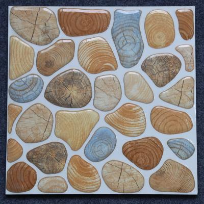 China Rustic Tiles Glazed Ceramic Tile 3D Sea Shell Design Wall And Porcelain Floor Tiles For Interior Home Decor Factory Price for sale