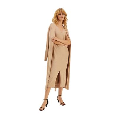 China High Quality Breathable Solid One X Comfortable Casual Cardigan Sweater Long Coat for sale