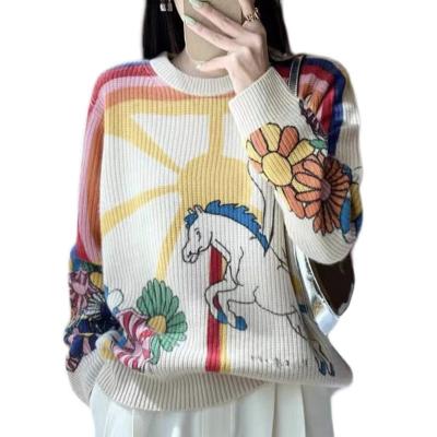 China Anti-wrinkle factory new collection thick soft sweater for women, fashionable style women pullover sweater for sale