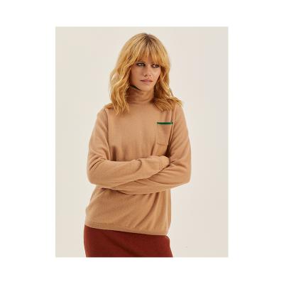 China Fashion Solid Casual Breathable Design Comfortable Regular Woman Knit Sweater Pullover for sale