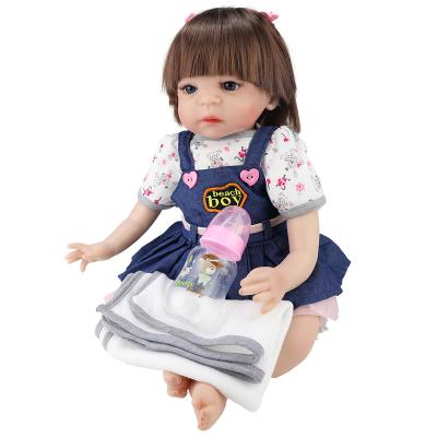 China Beautiful Tusalmo changeable wholesale simulation dress up dress children toys loving silicone reborn baby - doll for sale