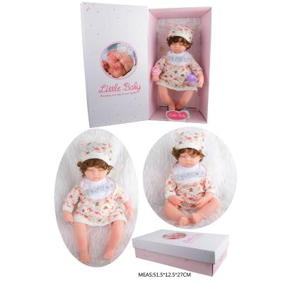 China Mini Toy Baby Dolls Silicone Realistic Inch Girl Silicon Body For Full Soft Newborn With Kit Black Lifelike Toddler Clothes Reborn Doll for sale