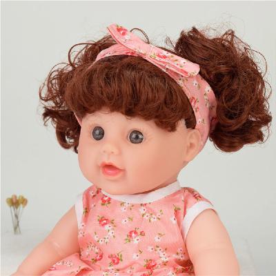 China Hot Selling 12 Inch Changeable Dress Cute Baby Playing Realistic Doll Silicone Doll For Children Play for sale