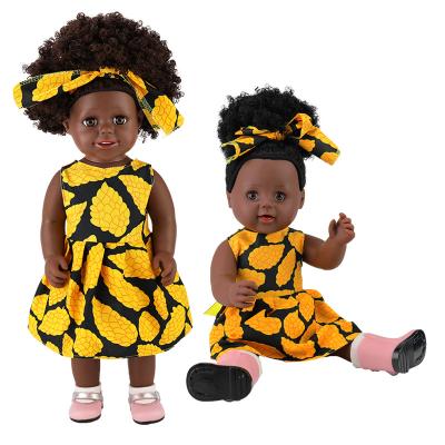 China Changeable Dressing Custom Realistic African American Girl Black Soft Fashion Dolls For Wholesale for sale