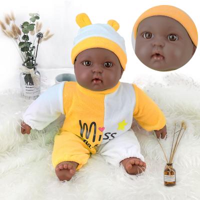 China Black Africa America Dressing 17 Inch Cotton Changeable Body Dolls Handmade Dolls For Children for sale