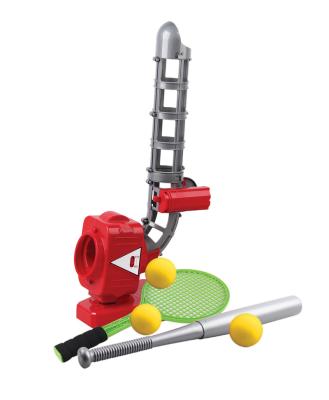 China Kids Safety Sports Baseball Pitching Machine for Kids Outdoor Toys for Training Toy Automatic Outdoor Pitcher Baseball Tennis Girls Boys Kids 6-12 for sale