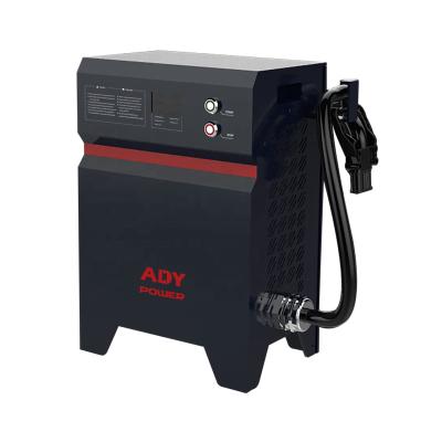 China 24V 200A ADY6107 lithium ion forklift smart electronic rechargeable battery charger for sale