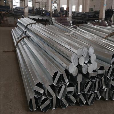 China Electric Power Supplying Philippines Standard Factory Price 30FT 35FT 3mm NEA Galvanized Electric Steel Pole for sale