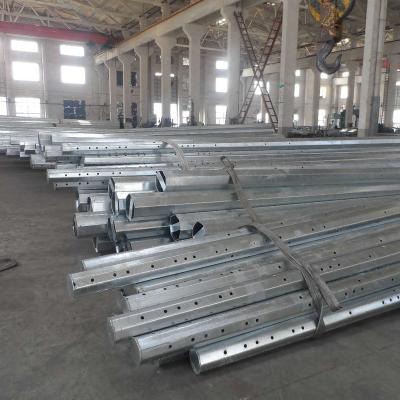 China Electric Power Supplying 30FT Power Pole Galvanized Steel Pole for sale