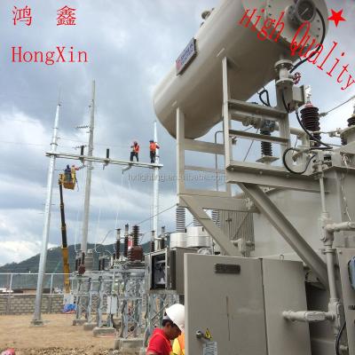 China 69kv Double Circuit Power Transmission Line Steel Pole 70ft/80ft/90ft , Philippines 69KV-70FT for sale