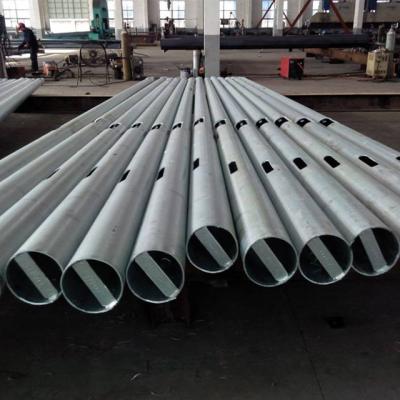 China Outdoor frp top straight pole post street light utility pole for your selection for sale