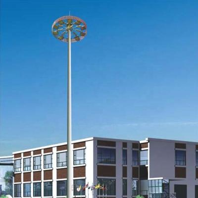 China Aluminum Alloy 30M High Mast Flood Lighting High Mast Lamp Pole for sale