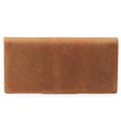 China Fashion Unisex Wholesale Card Holder Wallet Clutch Purse Genuine Leather Wallet Long for sale