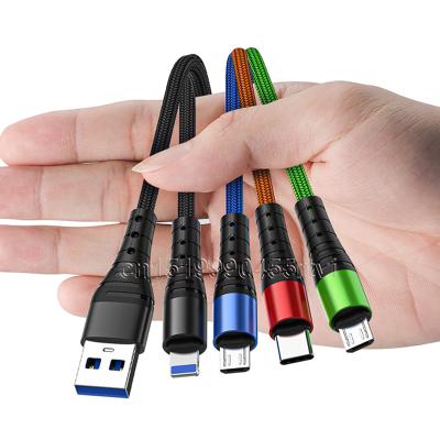 China Type c Cable Charger Mobile Phone Fast Charging Cable 4 in 1 Usb Charger 3 in 1 Multifunctional Usb Data Cables USB Charging Charging Cable iPhone for sale