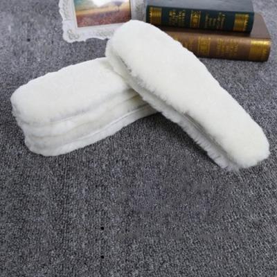 China Wholesale Comfortable Thick Winter Wool Insoles Warm Wool Felt Sheepskin Insoles for sale