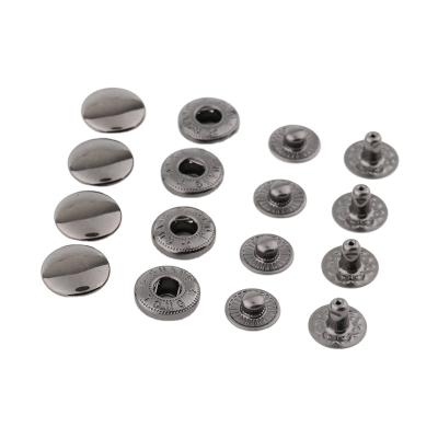 China Nickel Free Factory In Stock 12.5mm633# Snap Fastener Metal Snap Fastener Metal Double Sided Buttons Coat Bag Snap Button Wholesale for sale