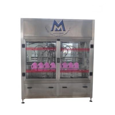 China Automatic Plastic Bottle Liquid Soap Detergent Car Coolant Linear Coolant Filling Machine for sale