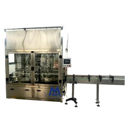 China Automatic Linear Plastic Plastic Cosmetic Palm Oil Shampoo Paste Sealing Machine Liquid Filling Line for sale