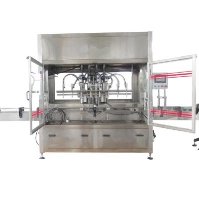 China Automatic Food Plastic Bottle Cosmetics Cream Shampoo Viscous Liquid Linear Filling Machine for sale