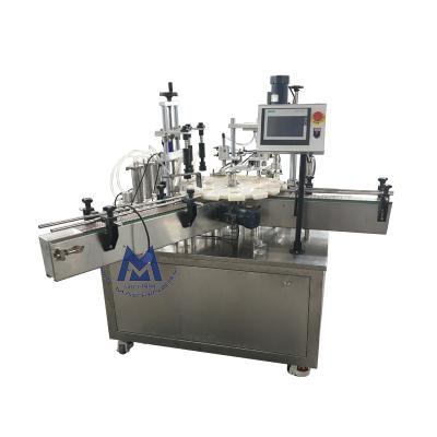 China Automatic Small Commodities Vacuum Pouch Spray Bottle Liquid Filler And Perfume Crimping Filling Machine for sale