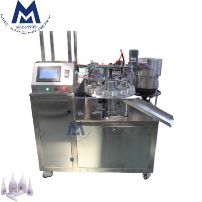 China Small Food Bottle CA Automatic Liquid Cyanoacrylate 502 Super Glue Epoxy Filling Capping Machine for sale