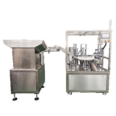 China Automatic Capping Products Viscous Adhesive Pre Filled Veterinary Prefilled Syringe Gel Filling Machine for sale