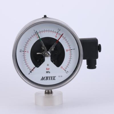 China Wicca Type Electric Touch Pressure Gauge Insulated Magnetically Assisted Pressure Gauge HH003 for sale