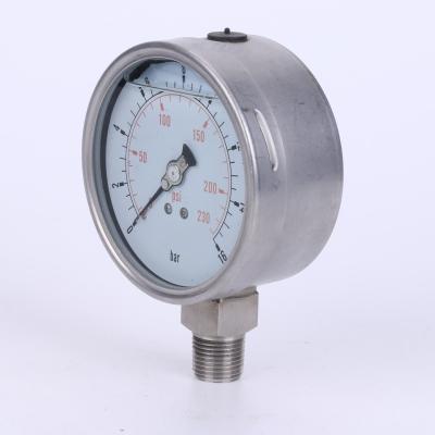 China HH003 Stainless Steel Seismic Pressure Gauge for sale