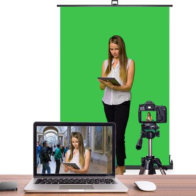 China Video Folding Green Main Floor Chroma Screen Backdrop Studio Greenscreen Rising Background Folding Panel Portable 1.48*1.8m for sale