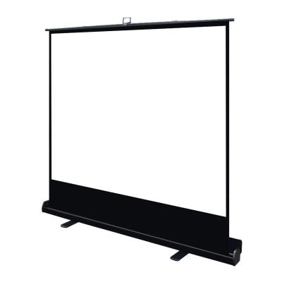 China Protable Pull up Projection Screen Rising 120 4:3 Inch Customized Manufacture Electric Floor Projector Screen With Stand for sale