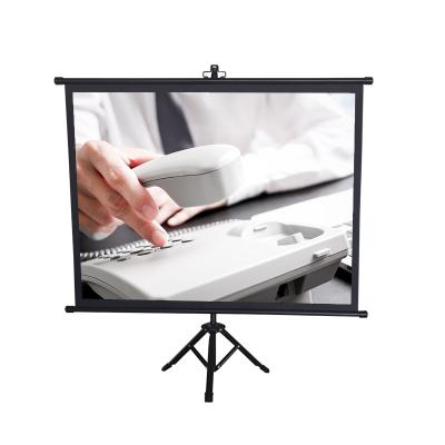 China Tripod 40 Inch Mini Foldable Ultraportable 2 Section Tripod Projection Screen Tripod Projector Screen for sale