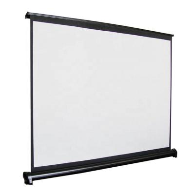 China Portable compact design smooth projector screen for small business exhibition for sale