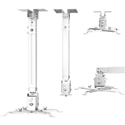 China White Adjustable Projector Ceiling Mount Bracket Fits 4365 Extendable Length Adjustable Height For LCD/DLP Projector for sale