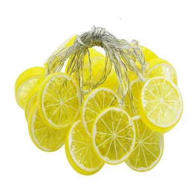 China Fairy Lights 3M 20 LED Lemon Decor String Fairy Lights Warm White Christmas Battery Operated Fairy Lights for Party Home Decorations for sale