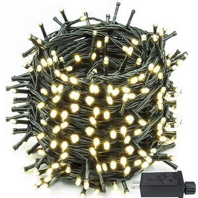 China 66FT Waterproof Outdoor Indoor Outdoor Fairy Garden String 200LED Lights For Party Christmas Tree Holiday Decoration for sale