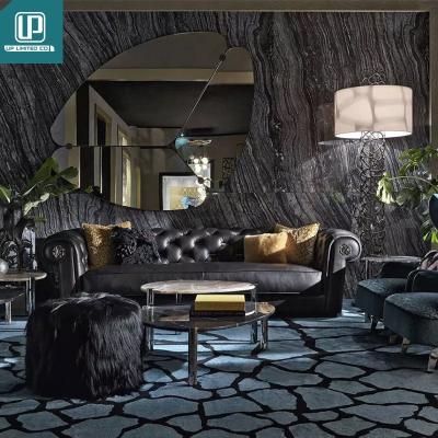 China Other Modern Design Living Room Convenient Luxury Combination Furniture Italian Genuine Leather Home Sofa Set for sale