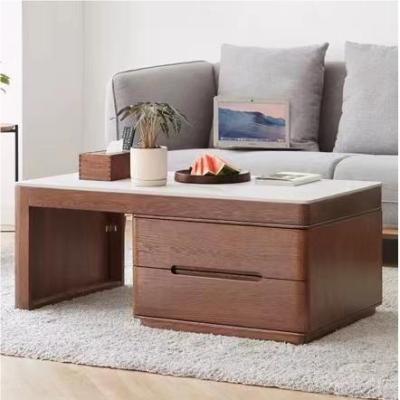 China Italian modern luxury wooden structure adjustable coffee table extendable coffee table (the other) for sale