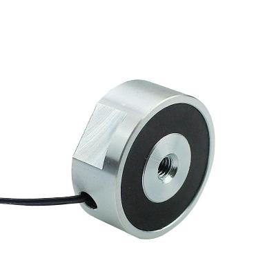 China DC12V SARY DC 12V Circular Holding Electromagnet LY-2510 Holding Force 6KG Solenoid Holding Electromagnetic Chuck for sale