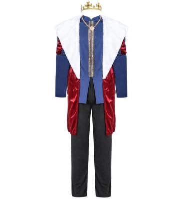 China Polyester Halloween Carnival Party King Adult Costume Prince Cosplay Costumes for sale